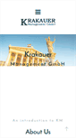 Mobile Screenshot of krakauer.at